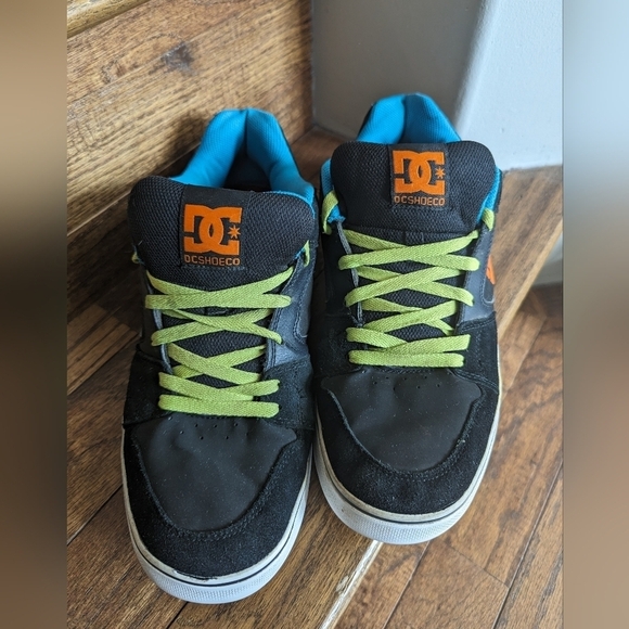 Vintage Y2K chunky DC Men's Pure Tx Shoe, black/multi, Size 13 - Picture 12 of 14